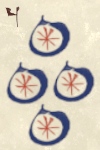 Mahjong Tile with 4 dots